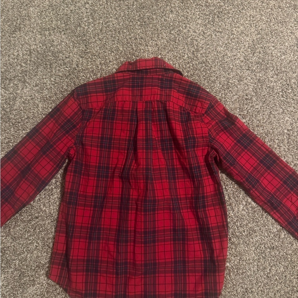Ralph Lauren Red and Blue Plaid Shirt - Picture 5 of 8